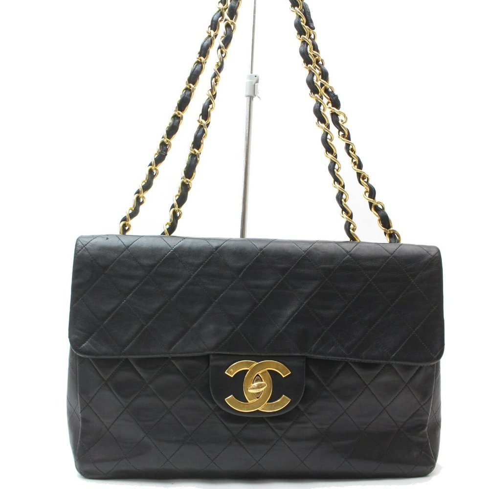 Authentic Chanel XL Jumbo Classic Bag Lambskin - Picture 2 of 10